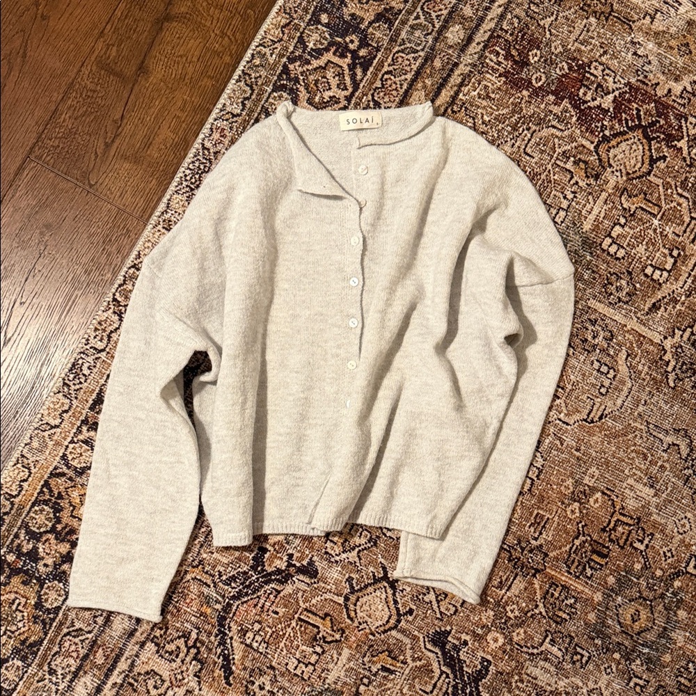 Free Falling Button Cardigan